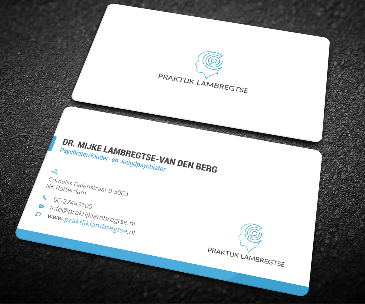 Visitenkarten-Design von Graphic Flame für Praktijk Lambregtse | Design #14338054