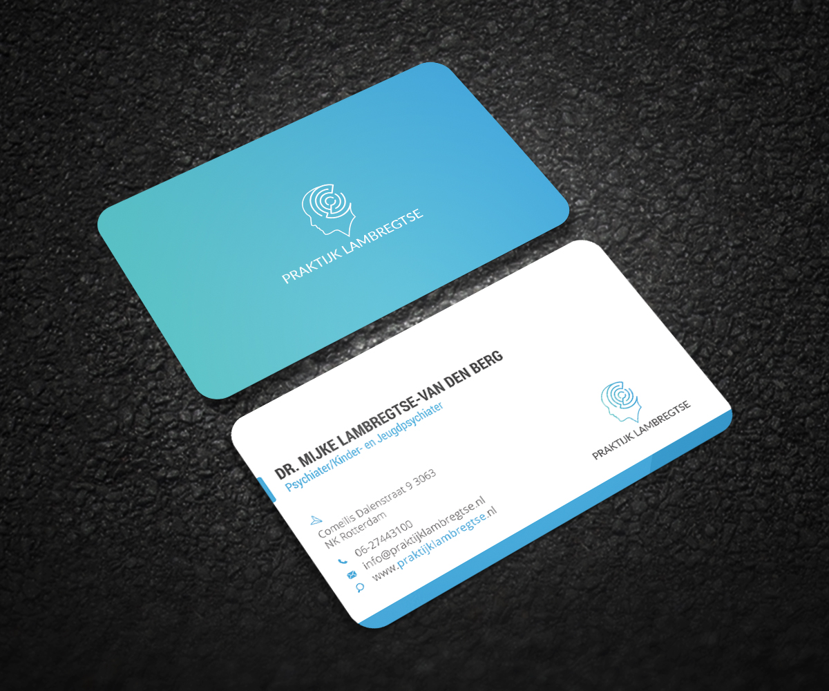 Visitenkarten-Design von Graphic Flame für Praktijk Lambregtse | Design #14338055