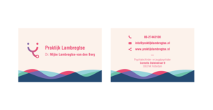 Business Card Design by Luigi Lorenzi for Praktijk Lambregtse | Design #14326890