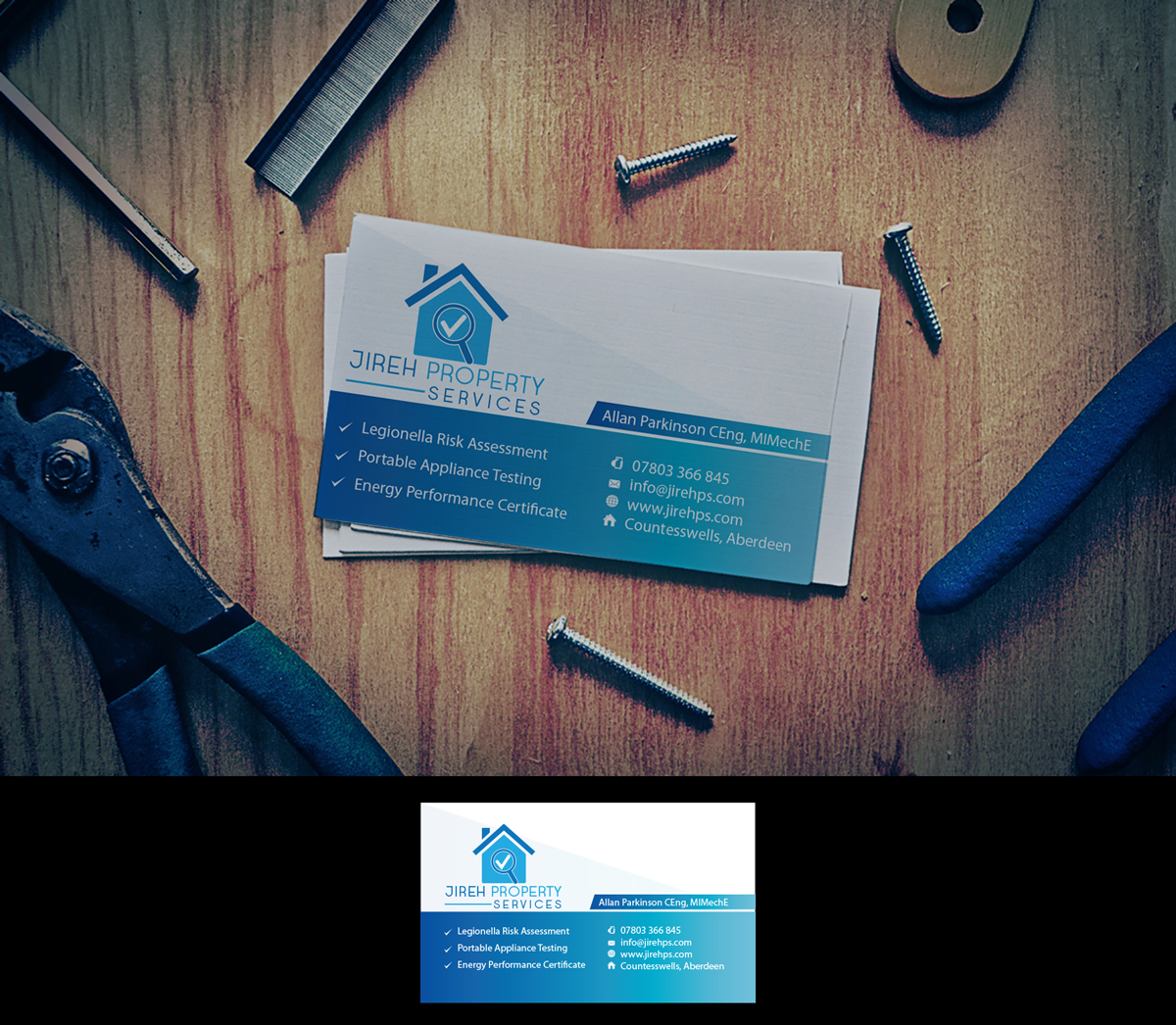 Business Card Design by Impressive Solutions for Jireh Property Services | Design #14351841