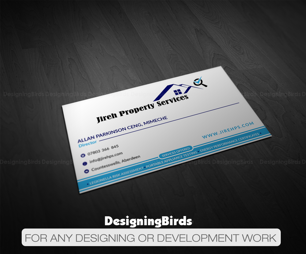 Business Card Design by Designing Birds for Jireh Property Services | Design #14361262