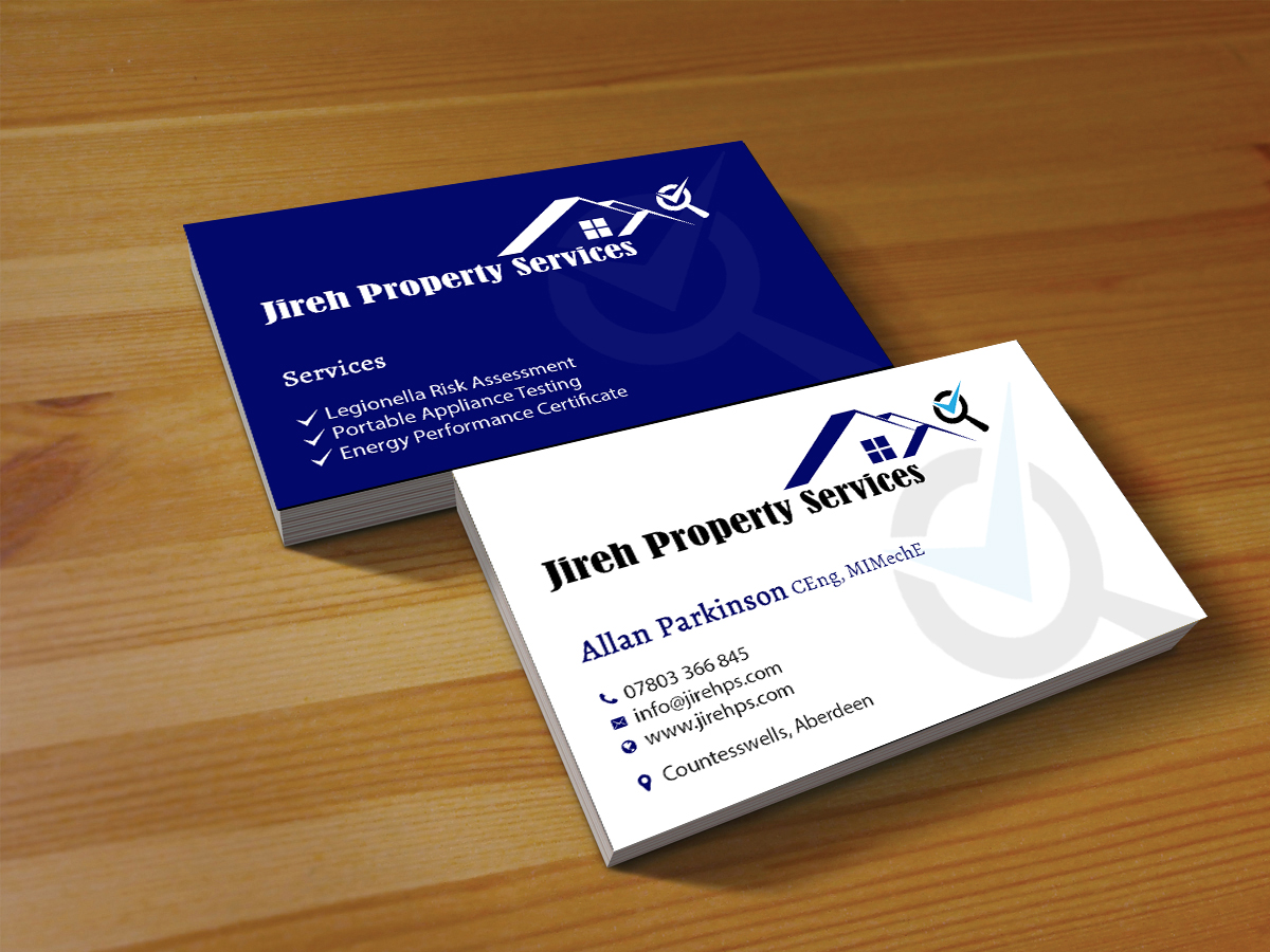 Design de Carte de Visite par Creations Box 2015 pour Jireh Property Services | Design #14368870