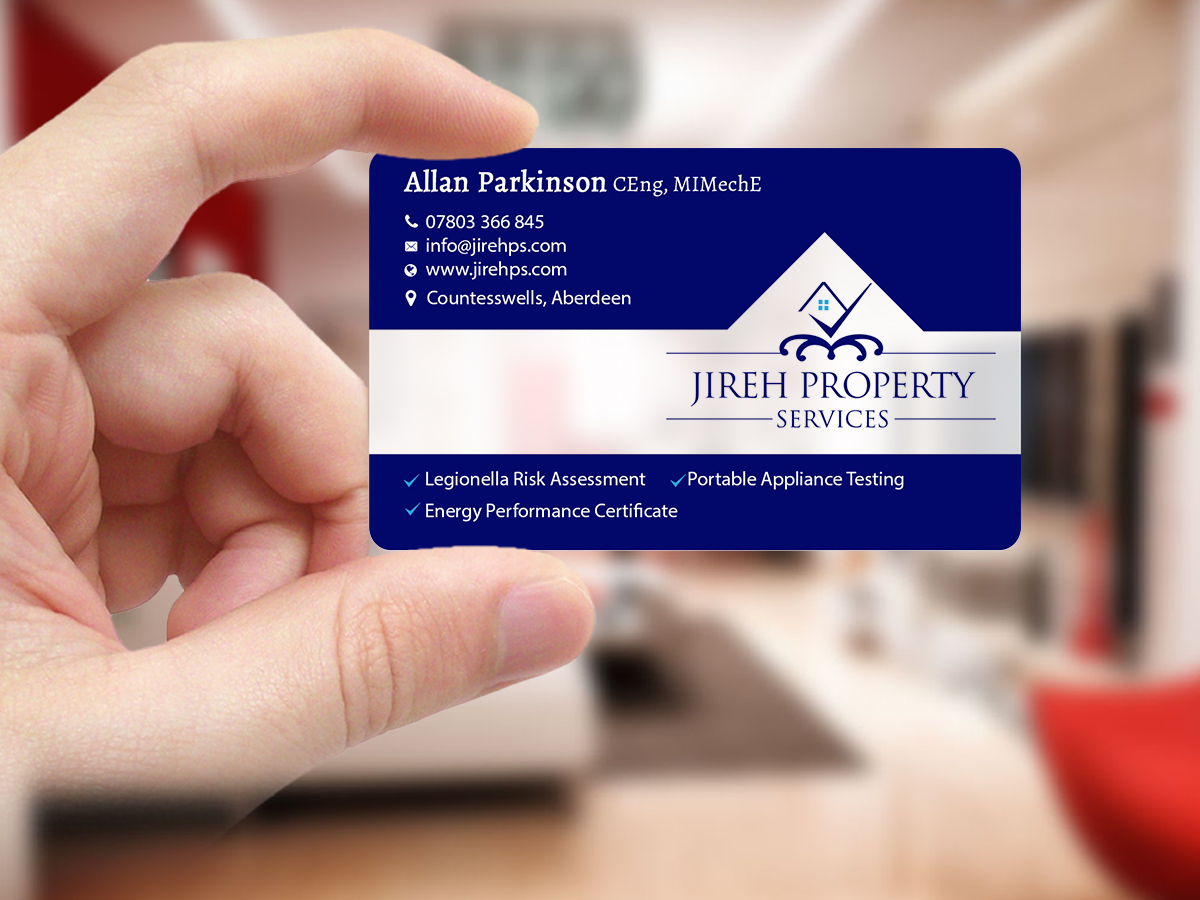 Business Card Design by Creations Box 2015 for Jireh Property Services | Design #14368871