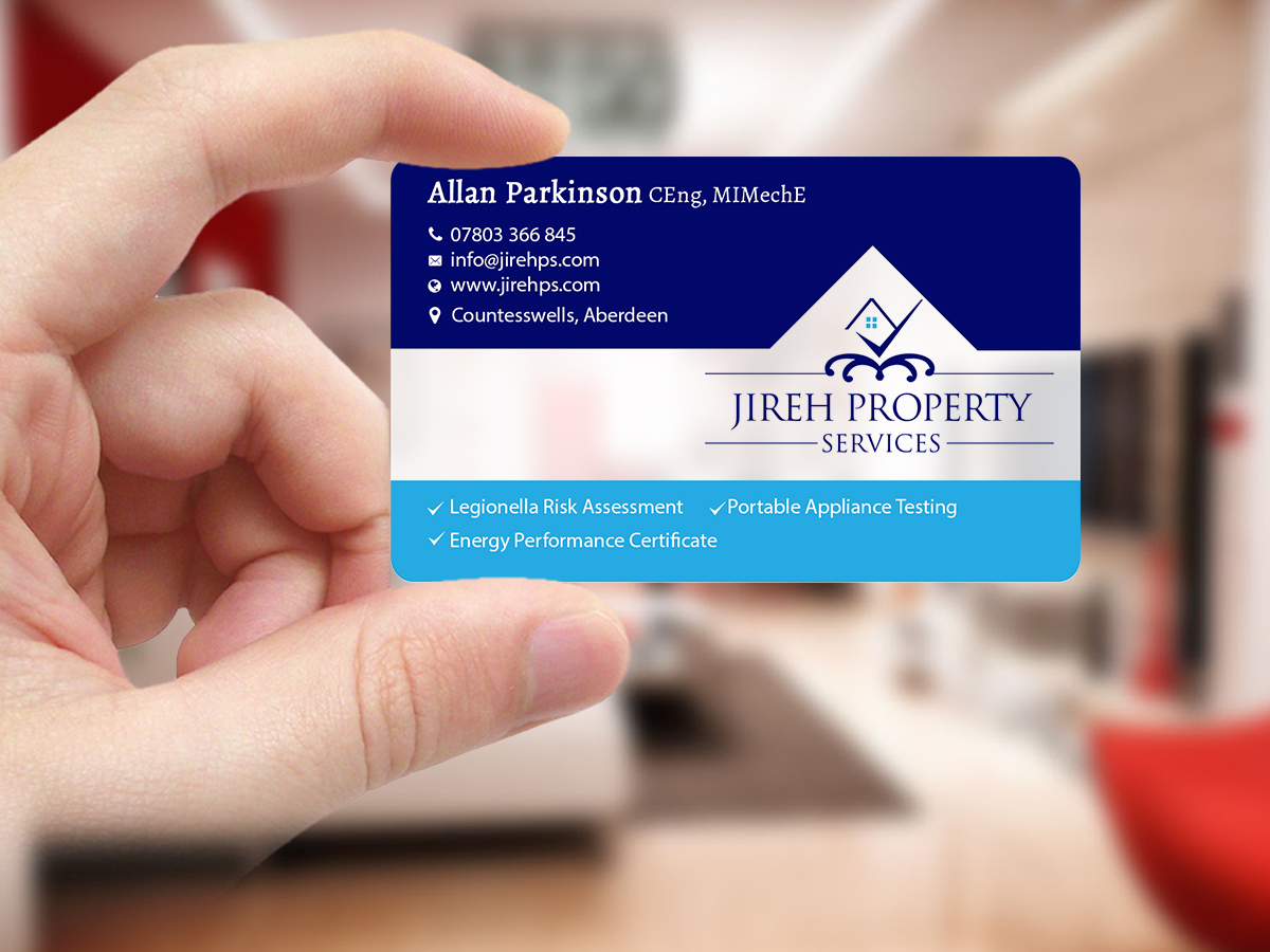 Business Card Design by Creations Box 2015 for Jireh Property Services | Design #14368872