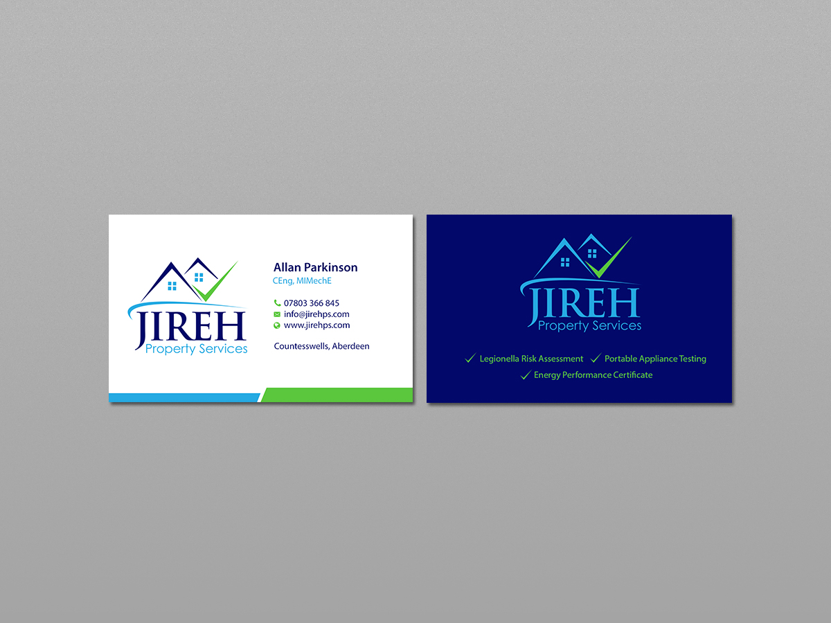 Business Card Design by Creations Box 2015 for Jireh Property Services | Design #14400609