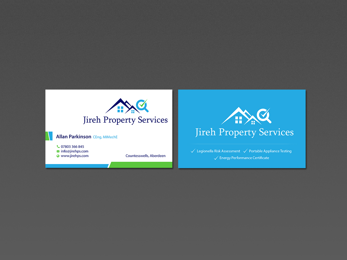 Business Card Design by Creations Box 2015 for Jireh Property Services | Design #14400611