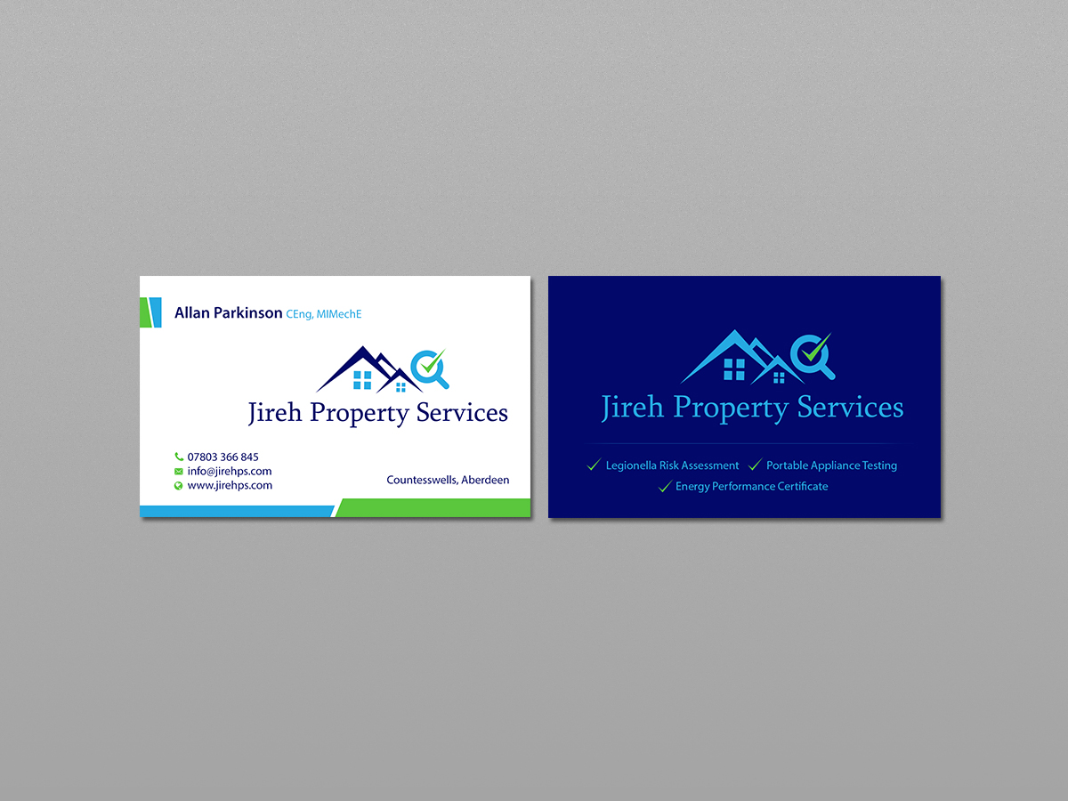 Design de Carte de Visite par Creations Box 2015 pour Jireh Property Services | Design #14400612