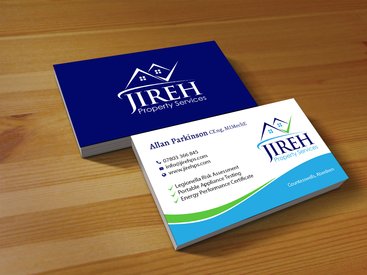 Design de Carte de Visite par Creations Box 2015 pour Jireh Property Services | Design #14400916