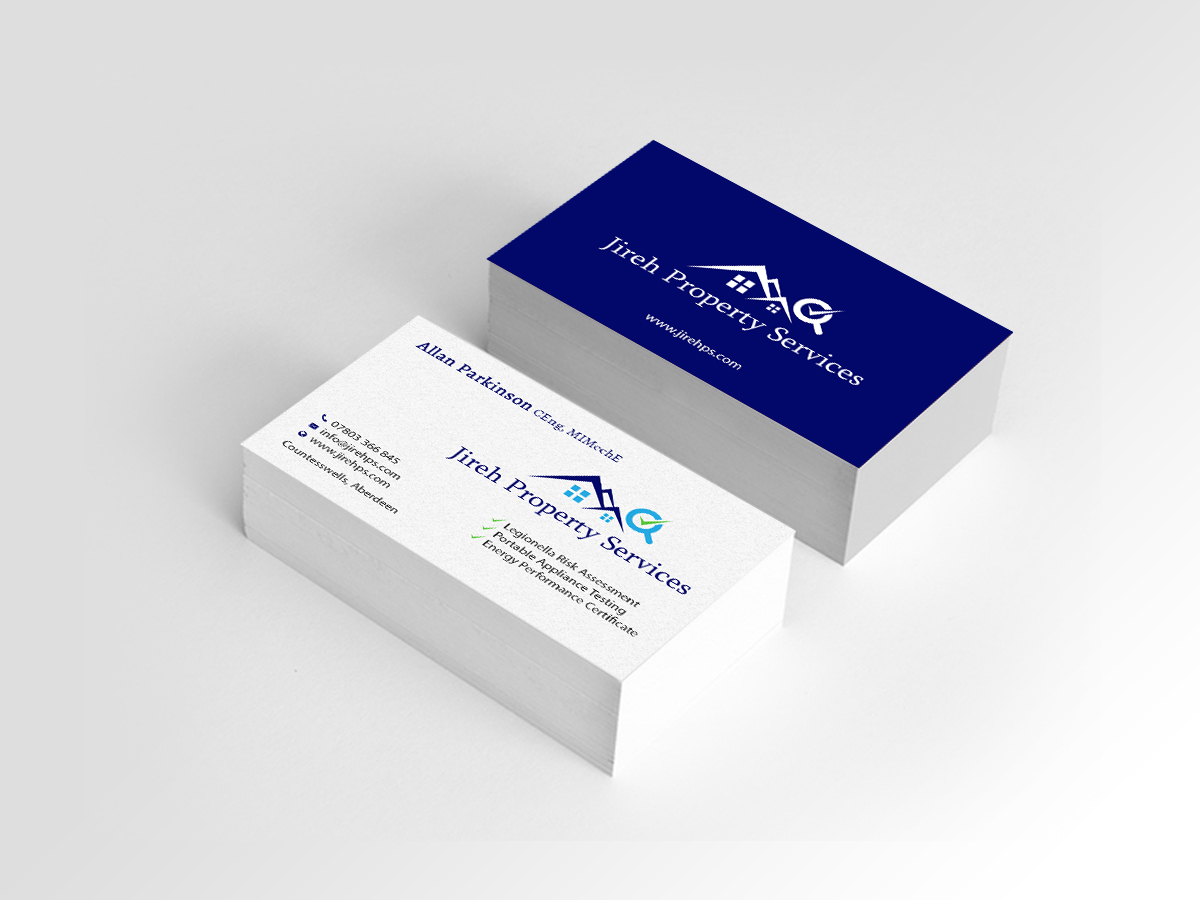 Design de Carte de Visite par Creations Box 2015 pour Jireh Property Services | Design #14400921