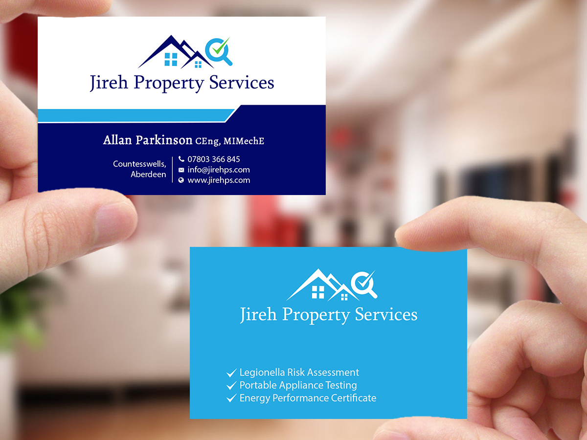 Business Card Design by Creations Box 2015 for Jireh Property Services | Design #14400926