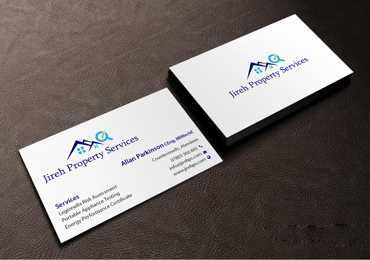 Design de Carte de Visite par Creations Box 2015 pour Jireh Property Services | Design #14406439