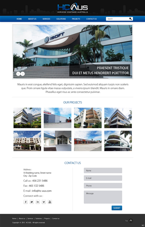 Web Design par pb pour ce projet | Design : #2532770