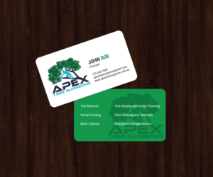 Design de Carte de Visite par JK18 pour apex tree surgeons | Design : #14300042