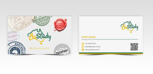 Business Card Design by Pointless Pixels India for Austudy Pty Ltd | Design: #15122644