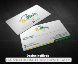 Business Card Design by Designing Birds for Austudy Pty Ltd | Design: #15100719