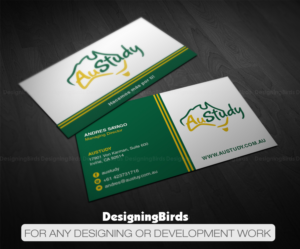 Business Card Design by Designing Birds for Austudy Pty Ltd | Design: #15102576