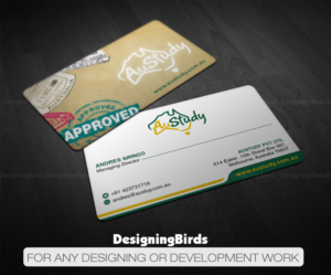 Business Card Design by Designing Birds for Austudy Pty Ltd | Design: #15122577
