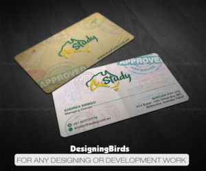 Business Card Design by Designing Birds for Austudy Pty Ltd | Design: #15125848