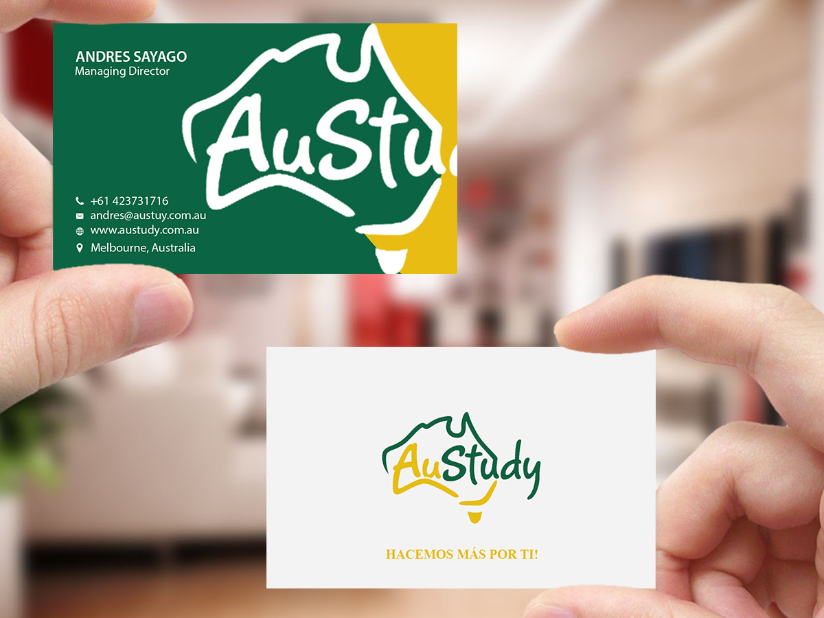 Business Card Design by Creations Box 2015 for Austudy Pty Ltd | Design #15103792