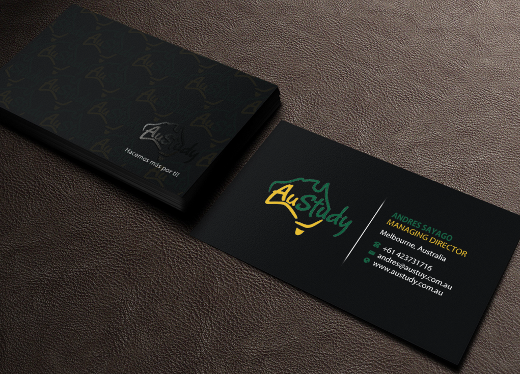 Business Card Design by Brand aid for Austudy Pty Ltd | Design #15101656