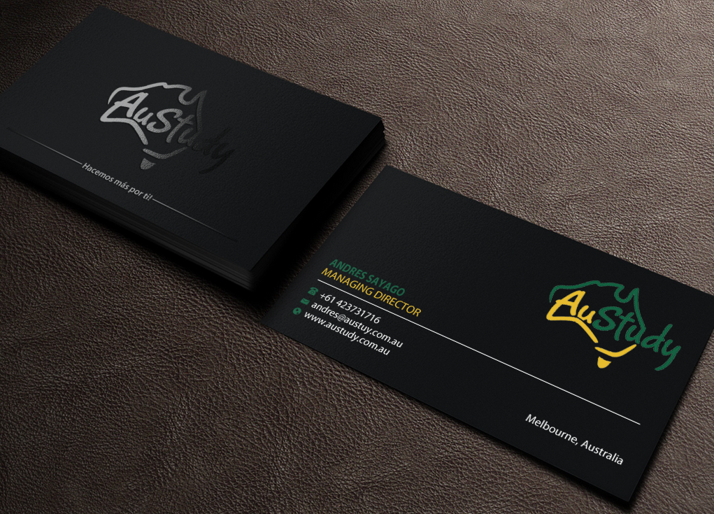 Business Card Design by Brand aid for Austudy Pty Ltd | Design #15101657
