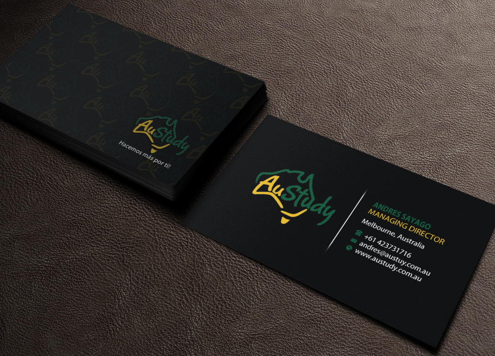 Business Card Design by Brand aid for Austudy Pty Ltd | Design #15101658