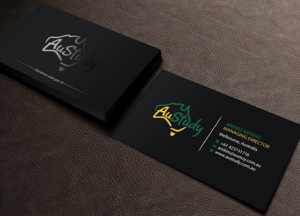Business Card Design by Brand aid for Austudy Pty Ltd | Design #15101659