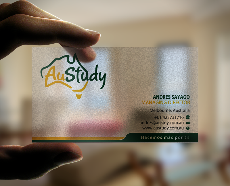 Business Card Design by Brand aid for Austudy Pty Ltd | Design #15101726