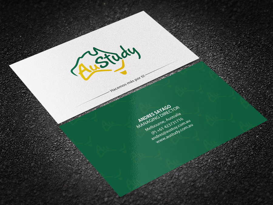 Business Card Design by Brand aid for Austudy Pty Ltd | Design #15101727