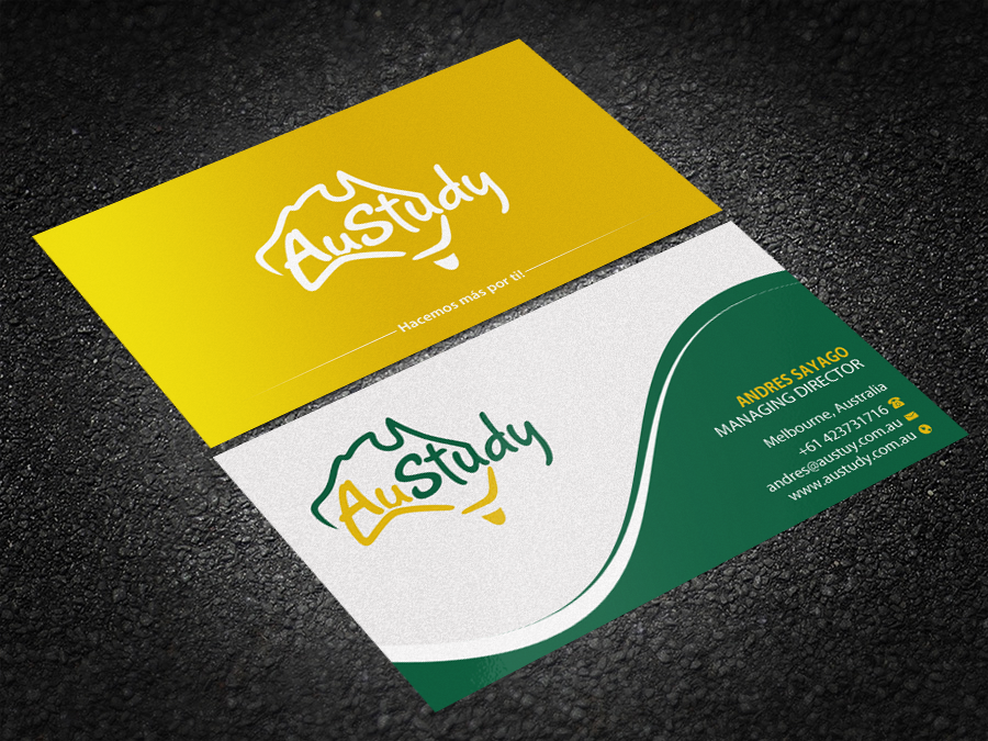 Business Card Design by Brand aid for Austudy Pty Ltd | Design #15101728
