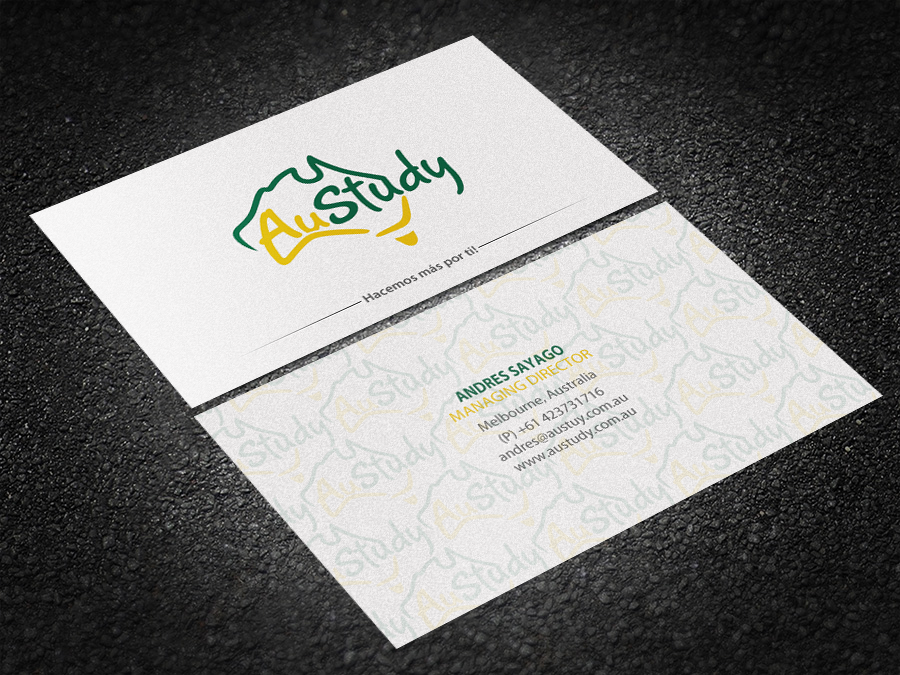 Business Card Design by Brand aid for Austudy Pty Ltd | Design #15101729