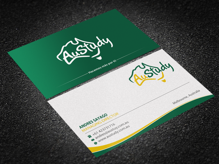 Business Card Design by Brand aid for Austudy Pty Ltd | Design #15101733