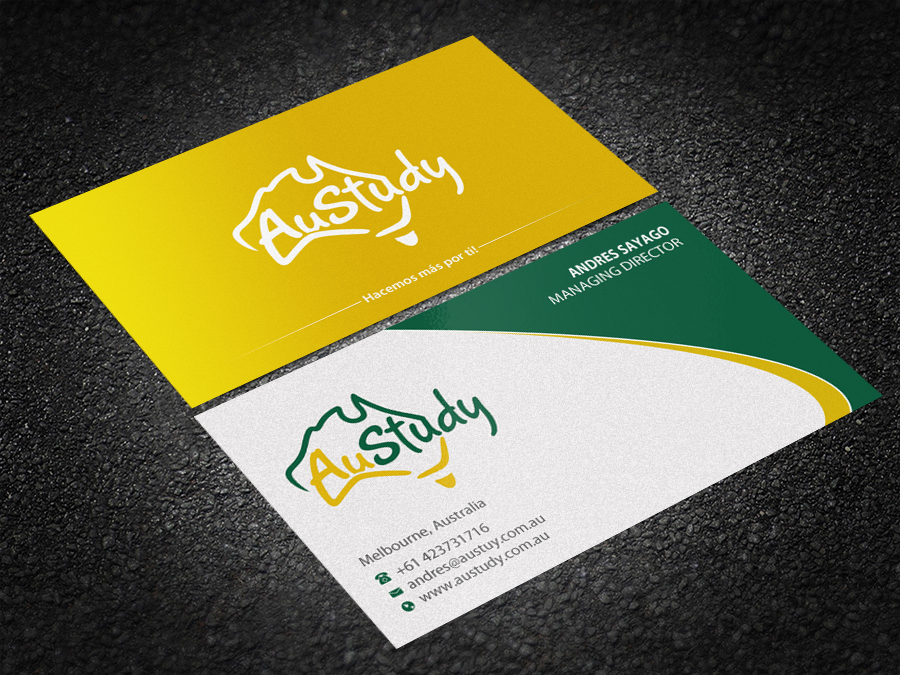 Business Card Design by Brand aid for Austudy Pty Ltd | Design #15101945