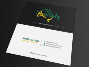 Business Card Design by chandrayaan.creative for Austudy Pty Ltd | Design: #15101928