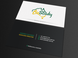 Business Card Design by chandrayaan.creative for Austudy Pty Ltd | Design: #15101929