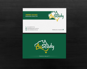 Business Card Design by chandrayaan.creative for Austudy Pty Ltd | Design: #15101981