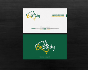 Business Card Design by chandrayaan.creative for Austudy Pty Ltd | Design: #15101983
