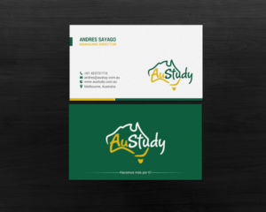 Business Card Design by chandrayaan.creative for Austudy Pty Ltd | Design: #15102031
