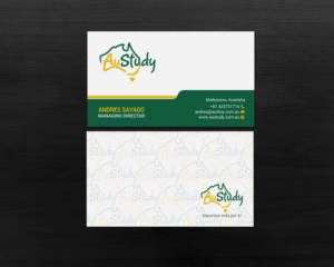 Business Card Design by chandrayaan.creative for Austudy Pty Ltd | Design: #15102189