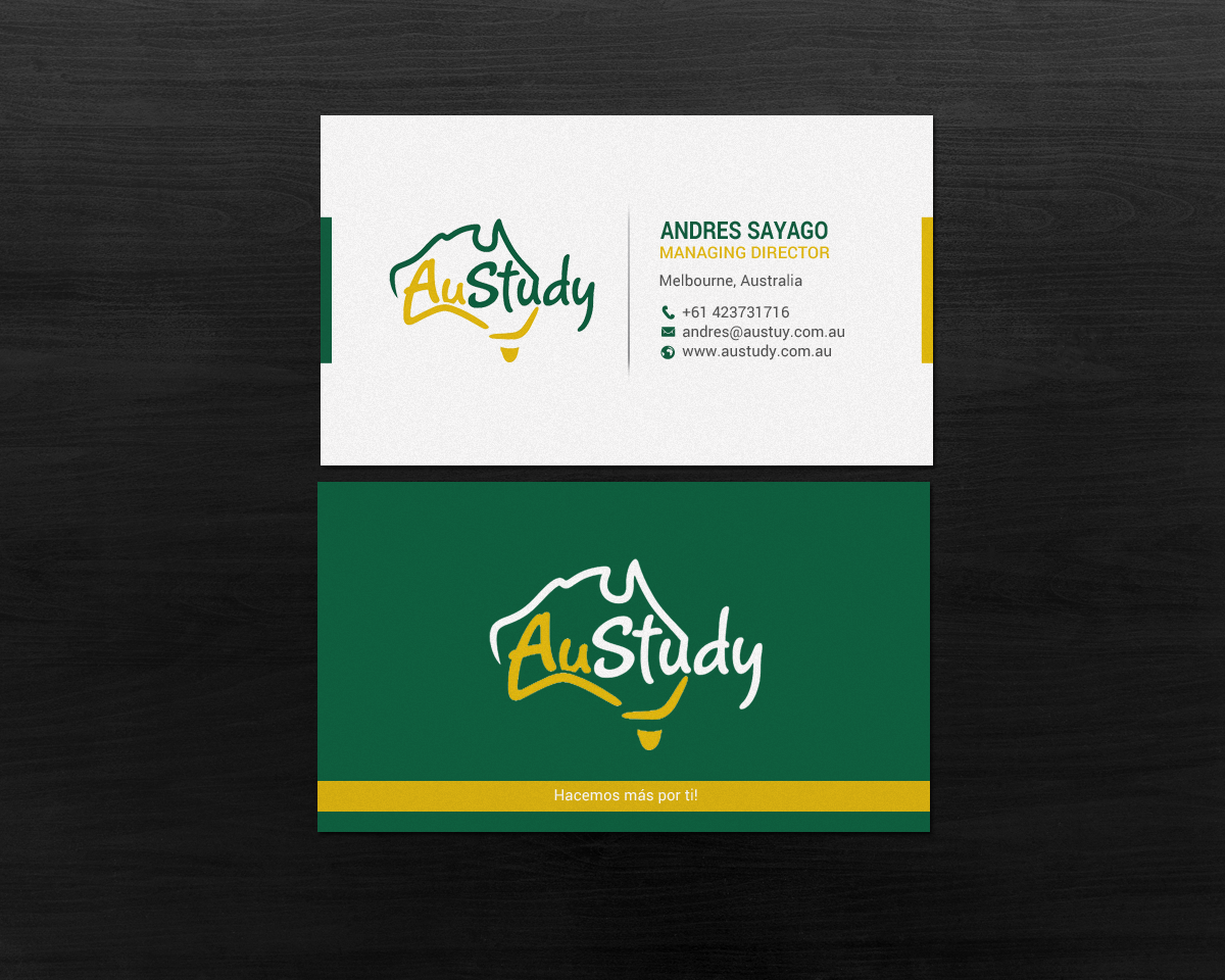 Visitenkarten-Design von chandrayaan.creative für Austudy Pty Ltd | Design #15102191