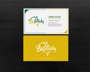 Business Card Design by chandrayaan.creative for Austudy Pty Ltd | Design: #15102239