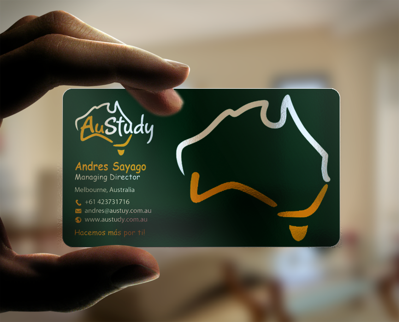 Business Card Design by chandrayaan.creative for Austudy Pty Ltd | Design #15114627