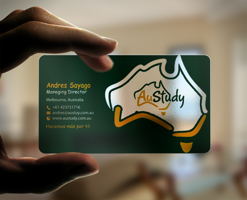 Business Card Design by chandrayaan.creative for Austudy Pty Ltd | Design #15114630