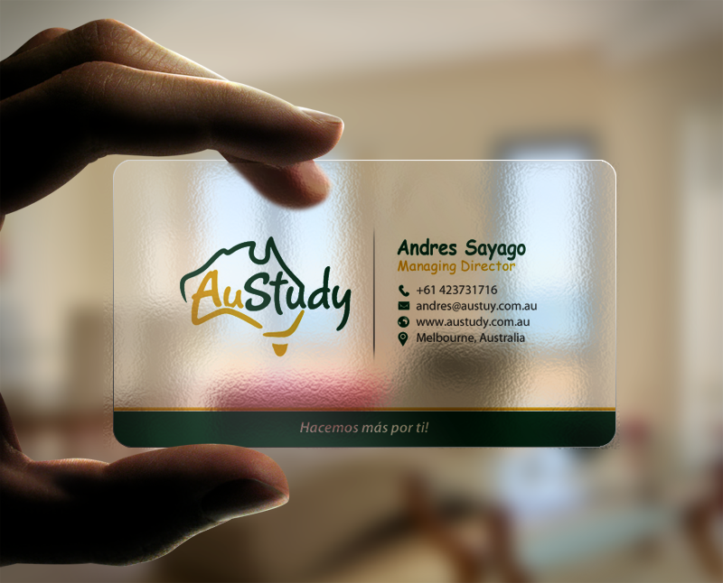 Business Card Design by chandrayaan.creative for Austudy Pty Ltd | Design #15114648