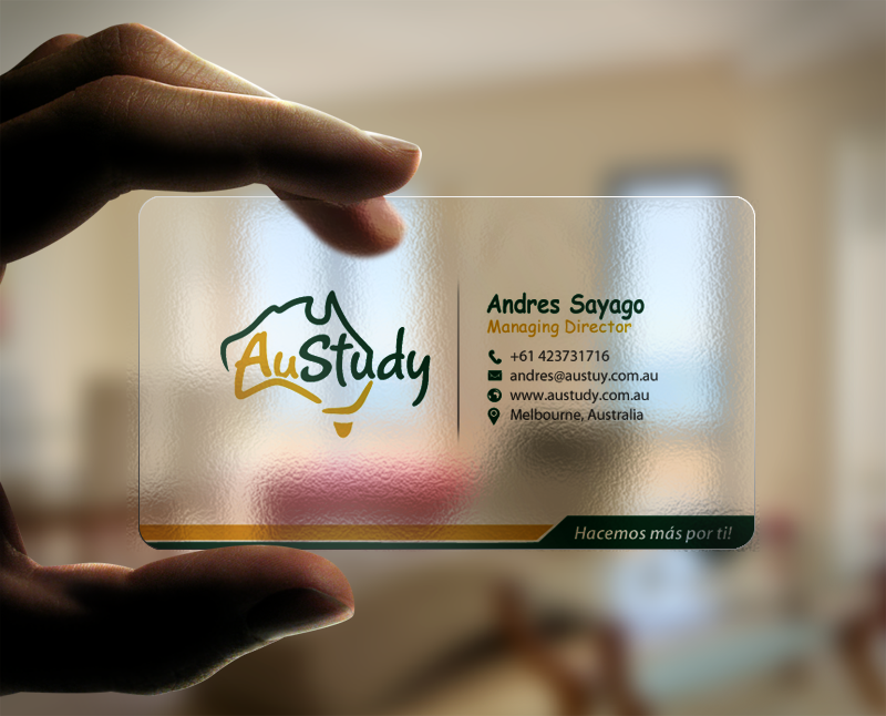 Business Card Design by chandrayaan.creative for Austudy Pty Ltd | Design #15115081