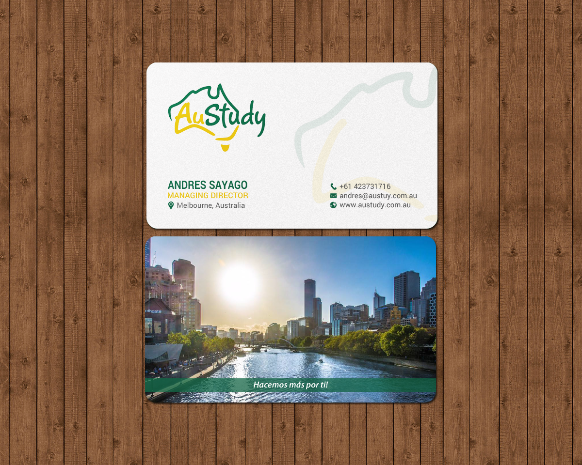 Business Card Design by chandrayaan.creative for Austudy Pty Ltd | Design #15130018