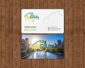 Business Card Design by chandrayaan.creative for Austudy Pty Ltd | Design: #15130021