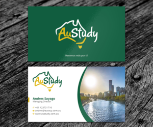 Australian Student Agency business cards | Diseño de Tarjeta de Presentación por SS_Designs