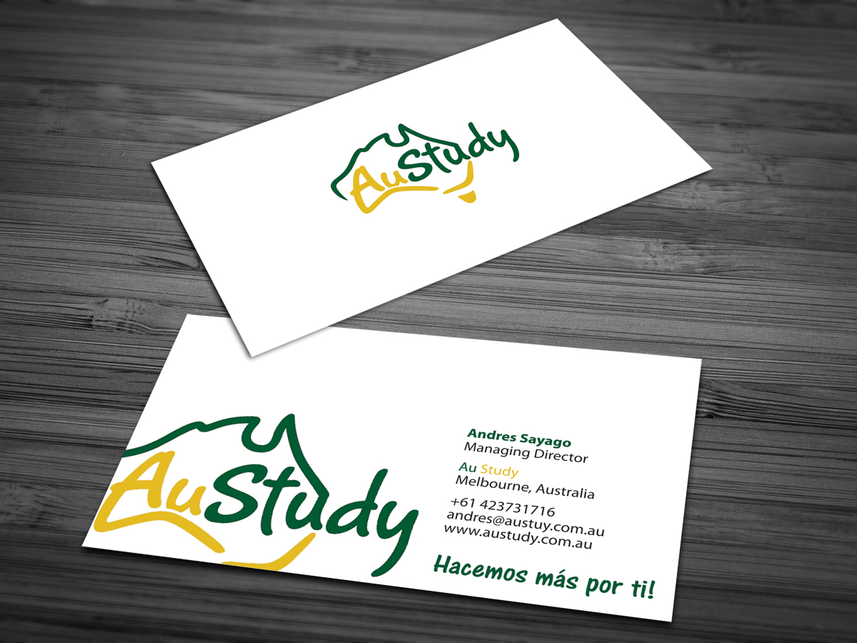 Business Card Design by alpesh9520 for Austudy Pty Ltd | Design #15103569