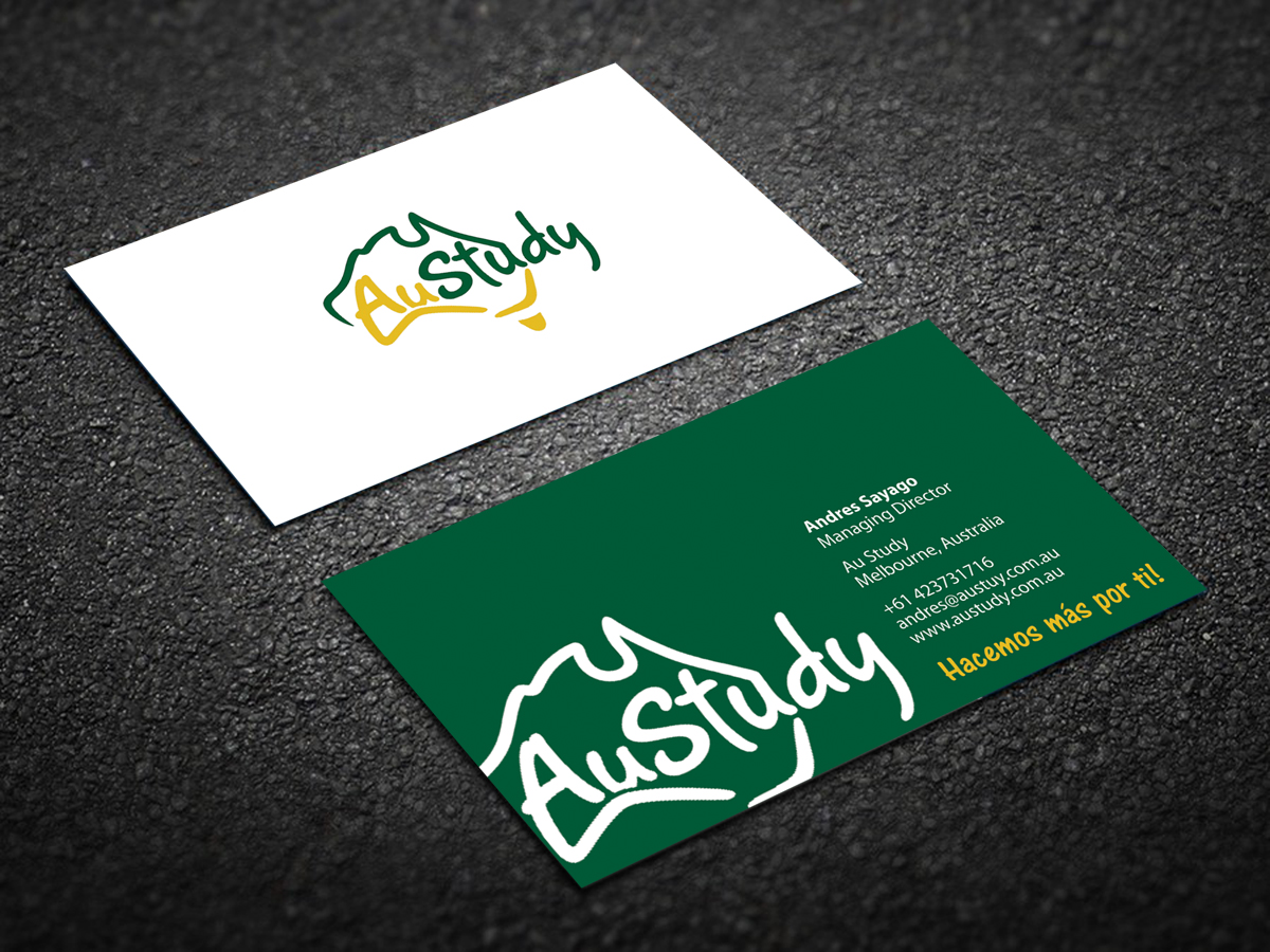 Business Card Design by alpesh9520 for Austudy Pty Ltd | Design #15103713
